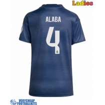 Real Madrid David Alaba #4 Replica Away Shirt Ladies 2025-26 Short Sleeve